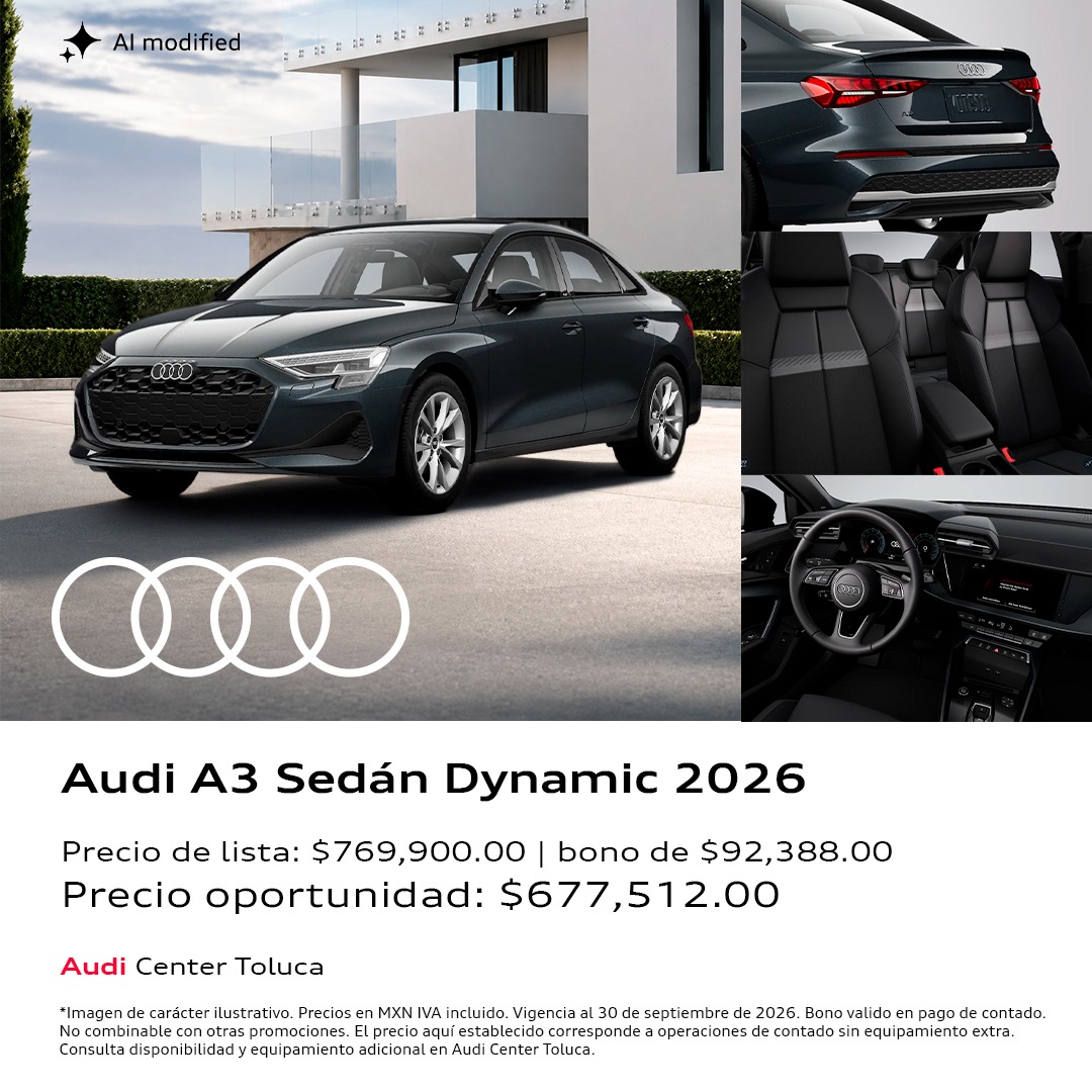 Audi A3 Sedán Dynamic 2026