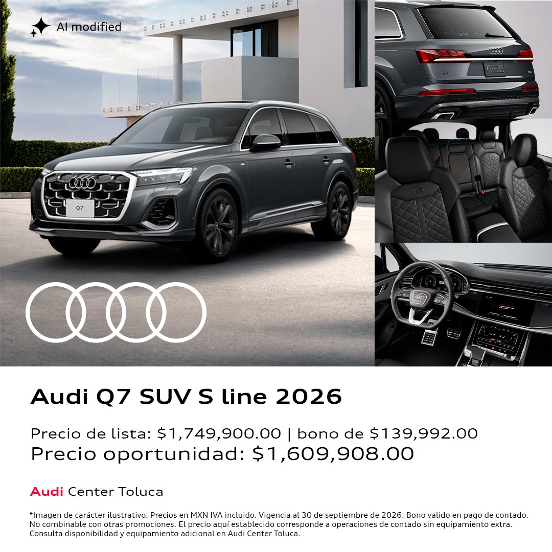 Audi Q7 SUV S line 2026