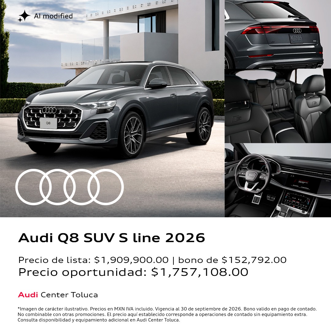 Audi Q8 SUV S line 2026