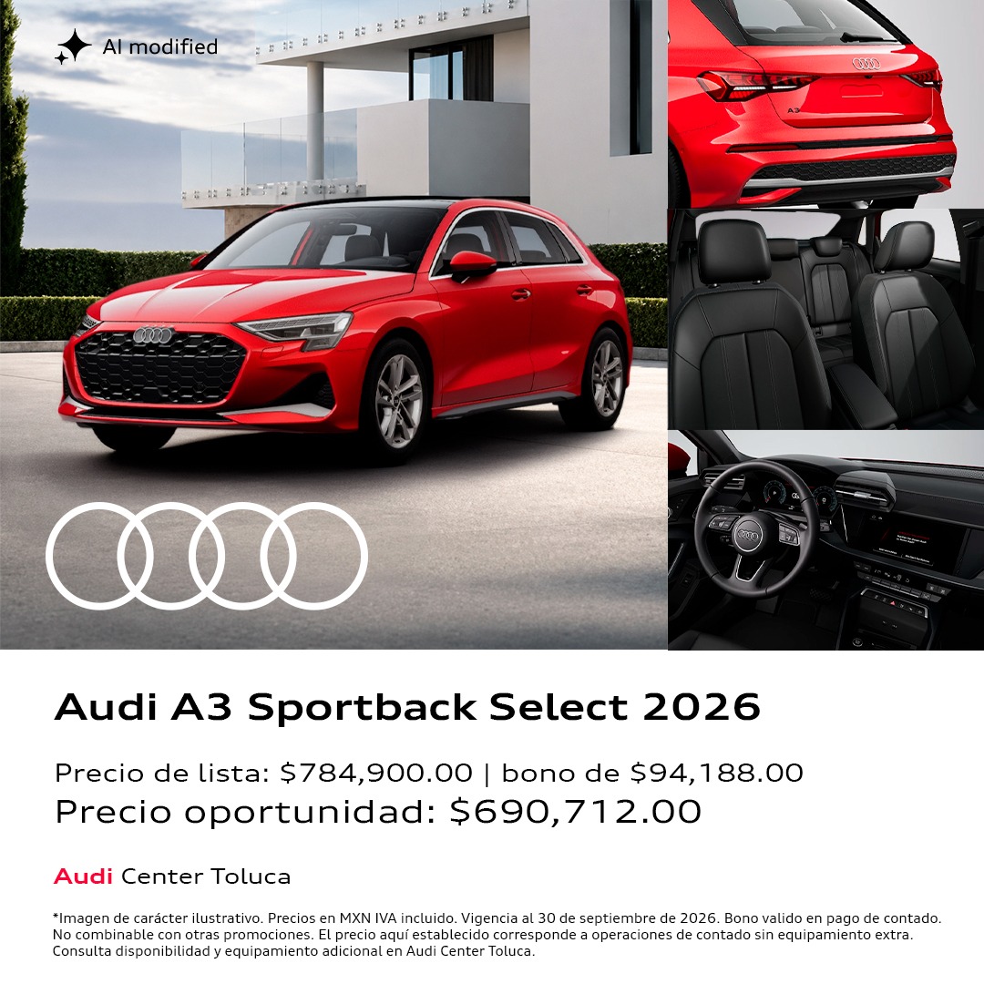 Audi A3 Sportback Select 2026